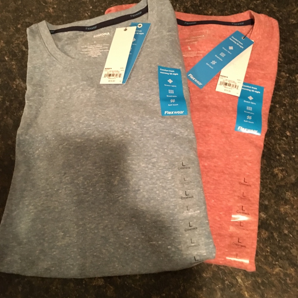 Men’s 2 Sonoma Flex wear t shirts